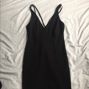 Black cocktail dress